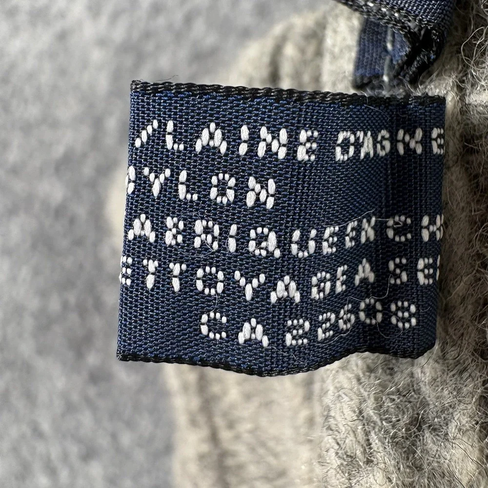 Polo Ralph Lauren Beanie Boys Gray Wool Blend Ribbed Knit Pony Logo Preppy Kids